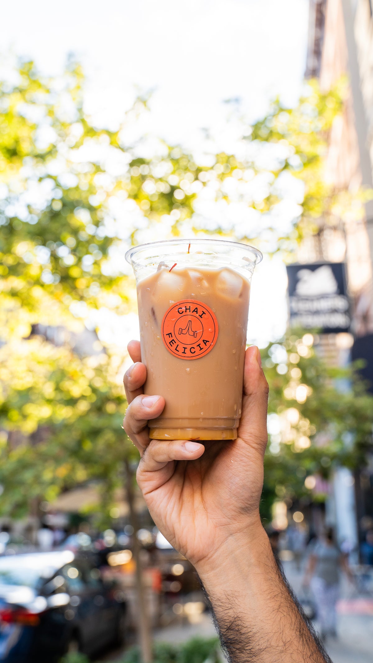 Iced Saffron Oatmilk Chai