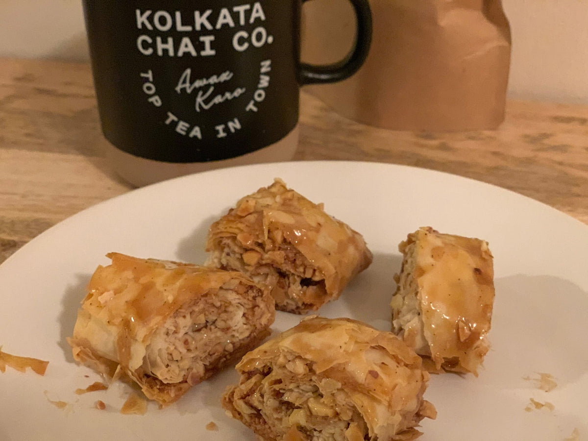 Baklava with Chai Syrup